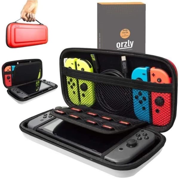 EVA Hårt fodral för Nintendo Switch Slitstarkt material Anti-chock förvaring med blixtlås Hårt skal för Nintendo Switch Console
