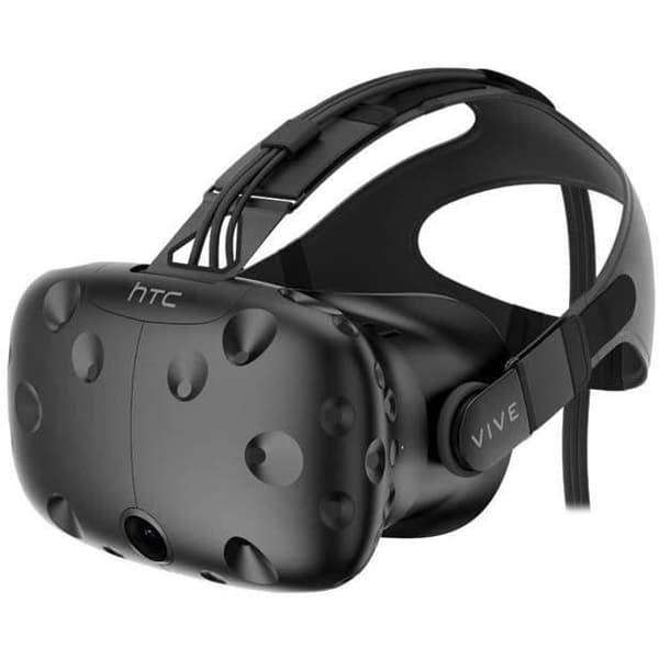 HTC Vive Virtual Reality VR-headset med kontroller och basstation- REFURBISHED