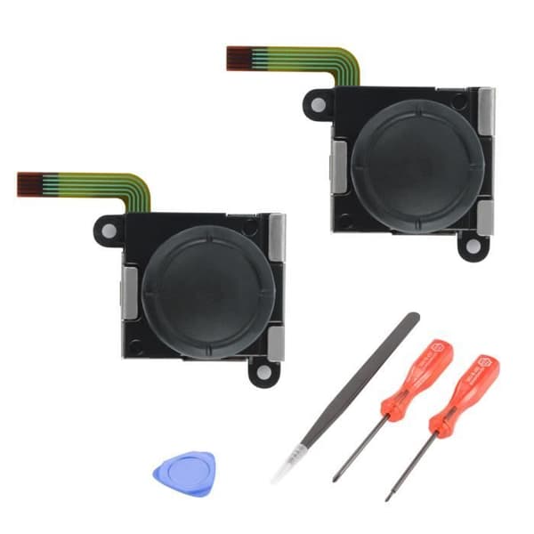 XCSOURCE 2st 3D Analog Thumbstick Joystick Rocker DIY-modul med installationsverktyg för Nintendo Switch Joy-Con Controller