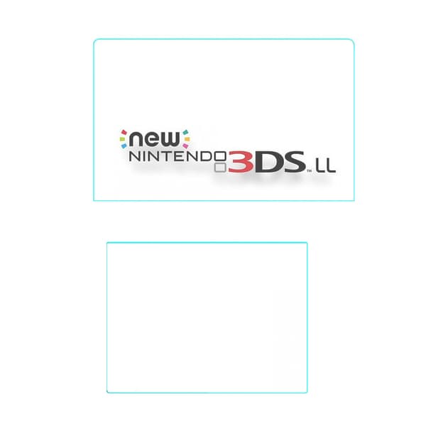 INF Näytönsuoja Nintendo 3DS XL:lle Läpinäkyvä