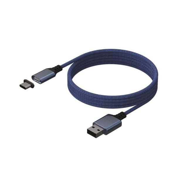 Magnetkabel - 3m - KONIX - PS5 - Blå