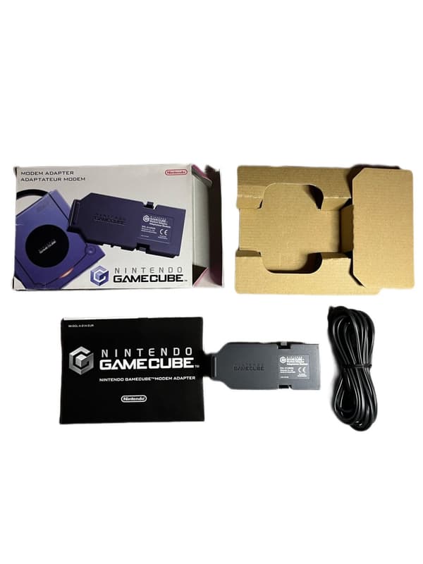 Nintendo Gamecube Modem Adapter med Kartong CDON