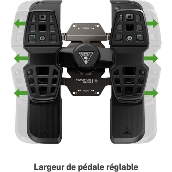 Universal styrpedaler - TURTLE BEACH - VelocityOne Roder