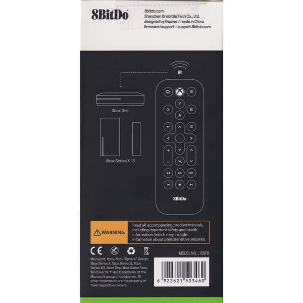 8BitDo Xbox Media Remote Black Edition