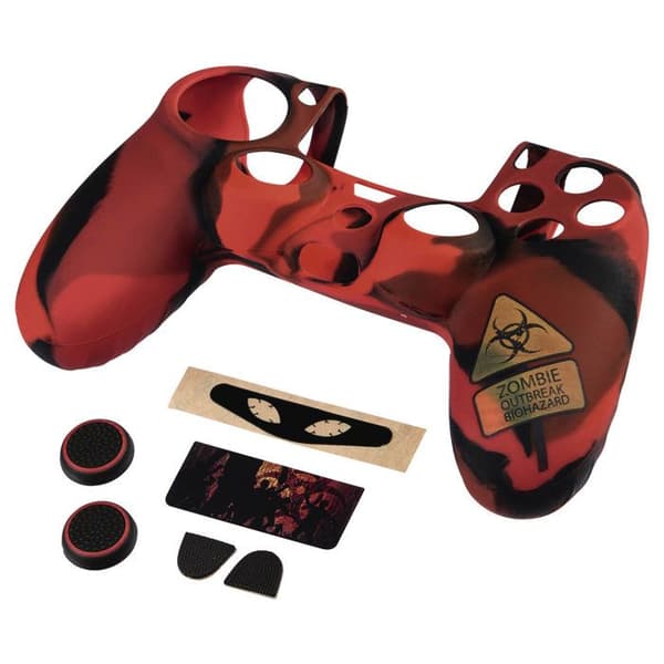 Grip Manette - Hama - Dualshock 4 - Kompatibel med PS4 - Förbättrar Greppet - 2 Joystickspetsar