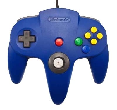 Handkontroll Nintendo 64 Original Blå