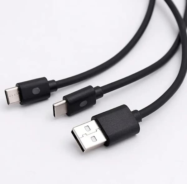 Laddkabel Dubbla USB-C till Playstation 5 / Xbox Series X|S / Nintendo Switch