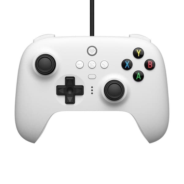 8BitDo Ultimate Wired PC/Switch Handkontroll Vit