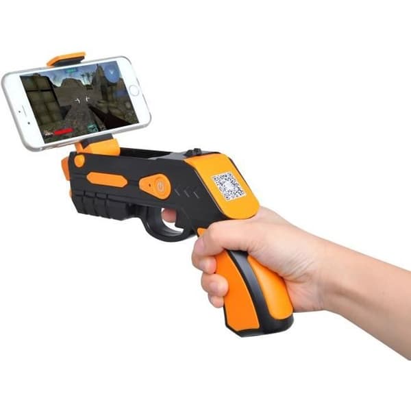 Ansluten augmented reality-pistol