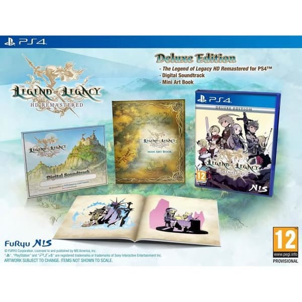 The Legend of Legacy: HD Remastered - PS4-spel - Deluxe Edition
