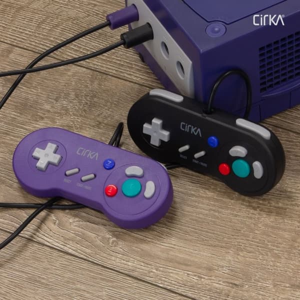 Trådad Handkontroll Kompatibel med Nintendo GameCube Lila