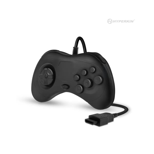 SEGA Saturn Handkontroll Trådad Svart