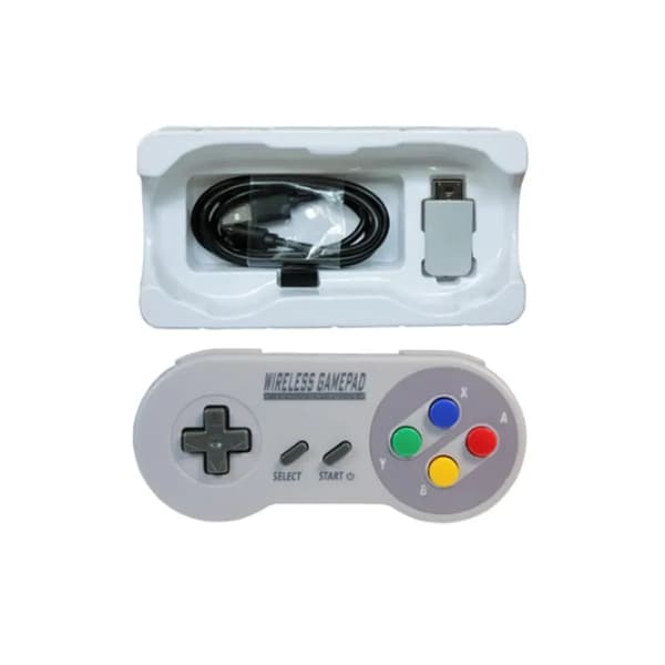 Trådlös Handkontroll Kompatibel med Nintendo Classic Mini: Super Nintendo