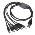 Pikkukuva 1 / 5: 5in1 USB-kaapeli yhteensopiva Nintendo Wii U / 3DSXL / 3DS kanssa