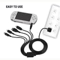 Miniatyrbillede 2 af 5: 5-i-1 USB-kabel kompatibelt med Nintendo Wii U / 3DSXL / 3DS