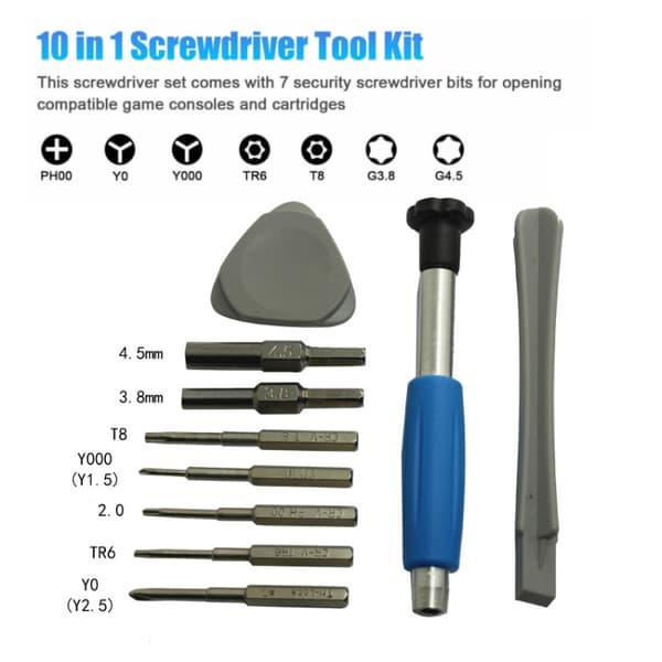 Reparationsset kompatibel med Nintendo Switch / 3DS / DS