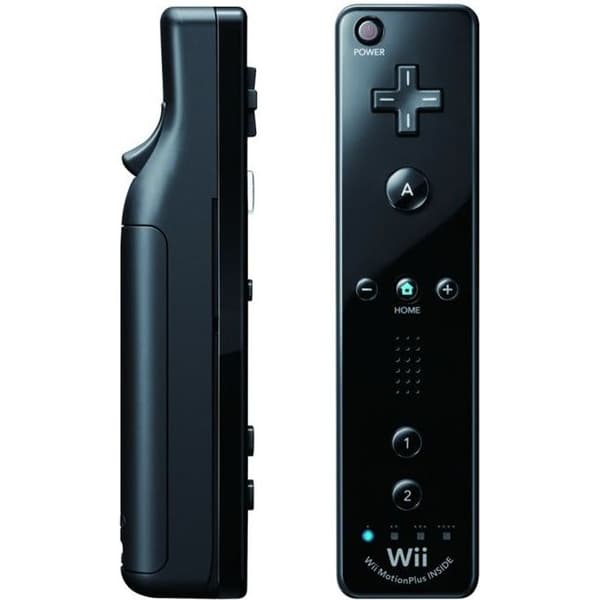 Wii Remote - Wii U Plus Black - Huvudfärg: Svart - Plattform: Wii - Färg(er): Svart- REFURBISHED