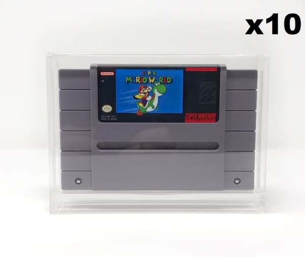 Niotek Akrylbox Super Nintendo Cart (10-pack)