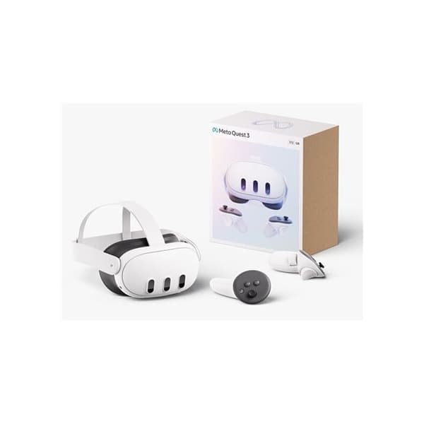 META QUEST Quest 3 512 GB Virtual Reality Headset - Vit - Trådlöst - CLPL - 6 timmar