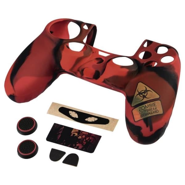 Grip Manette - Hama - Dualshock 4 - Kompatibel med PS4 - Förbättrar Greppet - 2 Joystickspetsar
