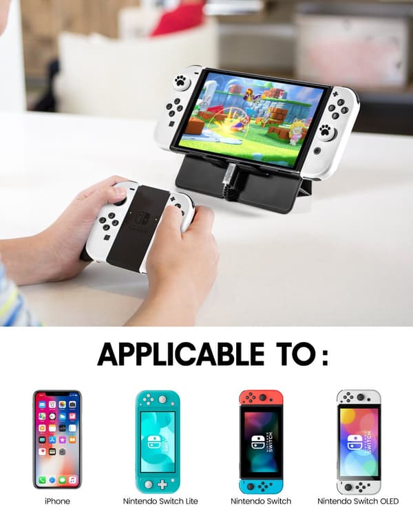 INF DEVASO Desktop Stand Kompatibel med Nintendo Switch/OLED