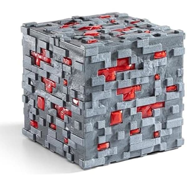 Luminous Diamond Ore Cube - Minecraft - The Noble Collection - Röd - Multi-Platform