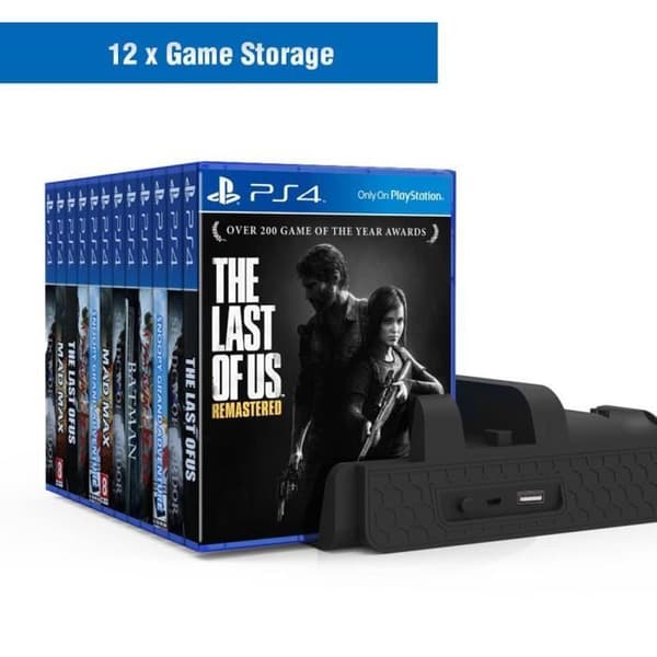 Kylstativ, multifunktions vertikal station, kontrollladdare, för PS4, PS4 Slim, PS4 Pro