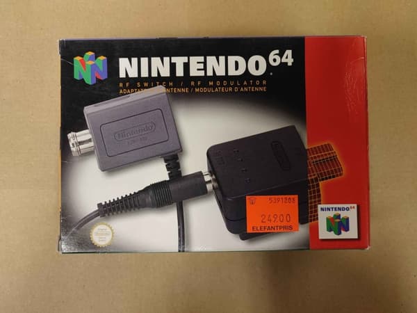 RF Switch Nintendo 64 Original Boxad