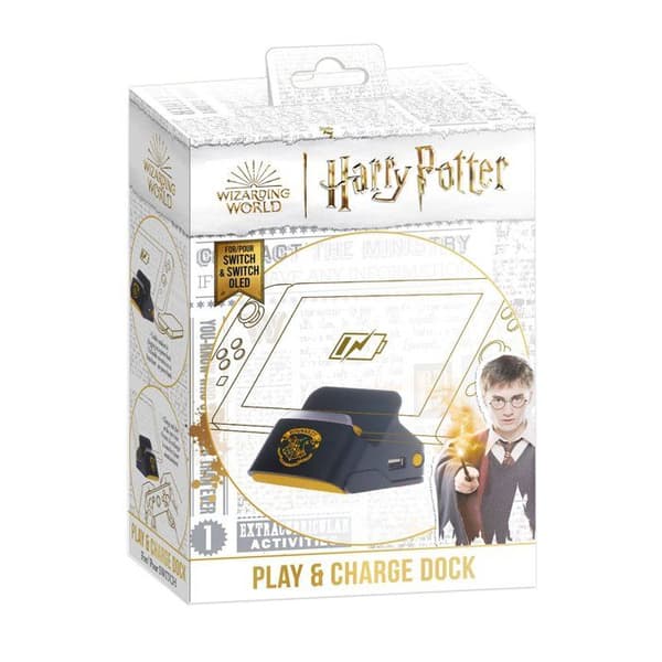 Docka och stativ 2 i 1 stöd för laddning + tv-anslutning - Harry Potter-tillbehör-SWITCH