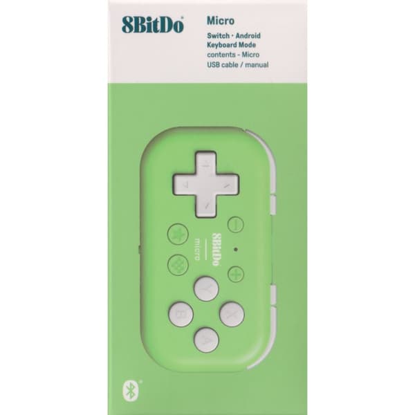 8BitDo Micro Bluetooth Gamepad Green | CDON