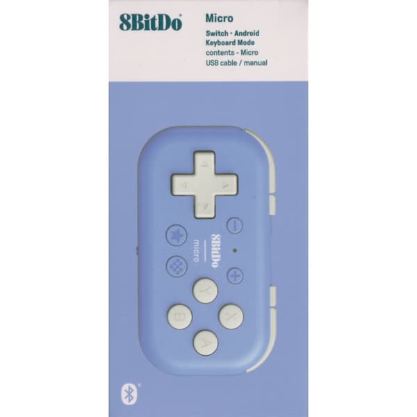 8BitDo Micro Bluetooth Gamepad Blue | CDON