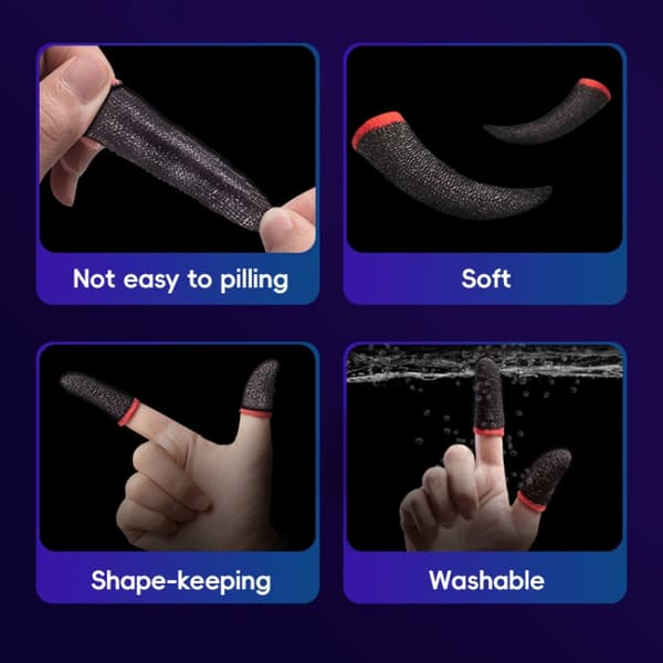 Finger sleeves för mobilgaming med hög känslighet
