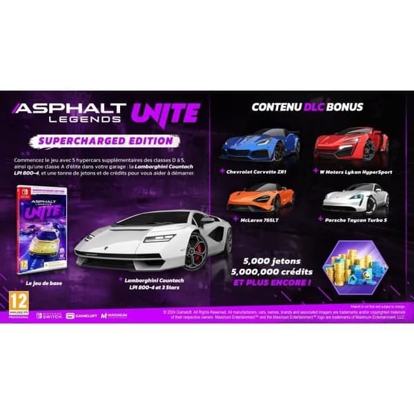 Asphalt Legends Unite - Nintendo Switch-spel - Supercharged Edition