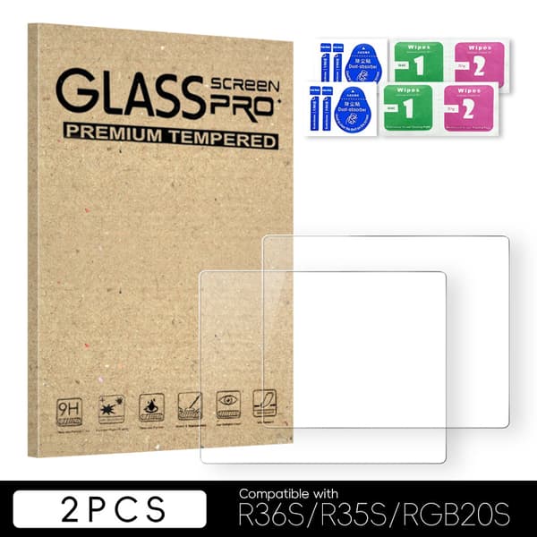 INF 2-Pack herdet glass skjermbeskytter for R36S/R35S/RGB20S