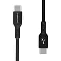 Miniatyrbild 2 av 4: USB-C till USB-C Power Delivery 3A Laddningssynkroniseringskabel Akashi Black