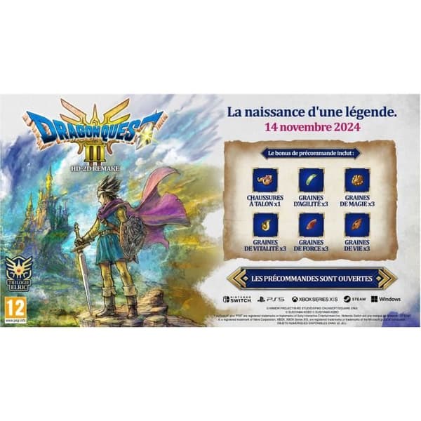 Dragon Quest III Hd-2d Remake - Nintendo Switch-spel