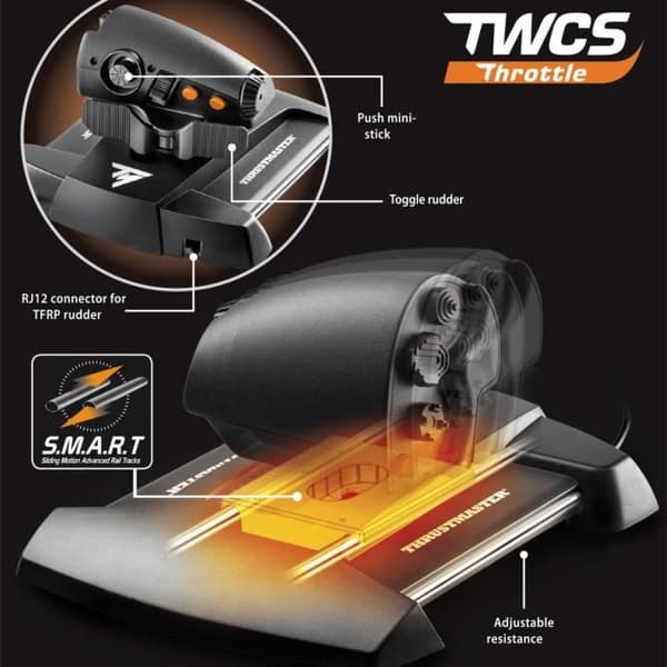 THRUSTMASTER Throttle TWCS THRTTLE - PC