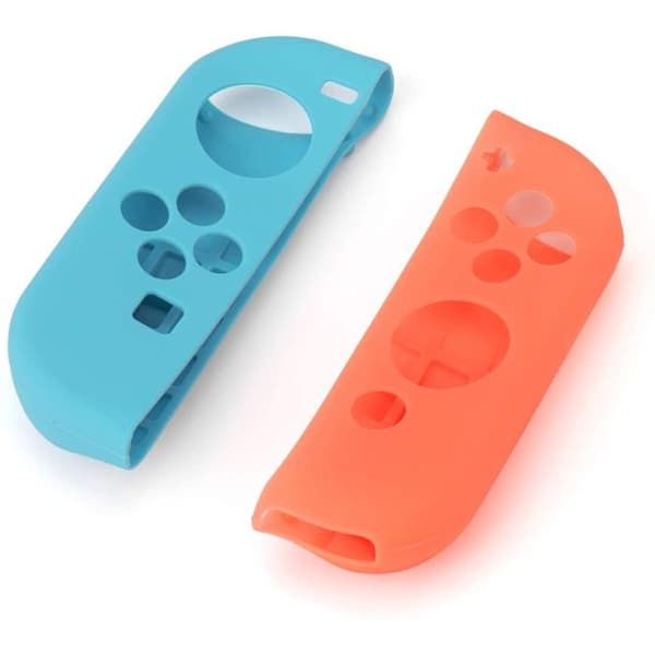 Gioteck Startpaket med tillbehör för Switch - Skyddshölje - 9H härdat glas - Skins och silikongrepp - fodral av