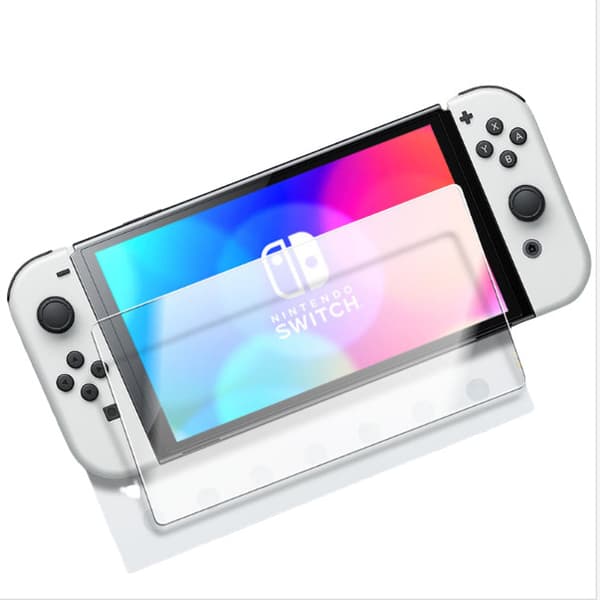 INF Nintendo Switch Arced Purple Light Tempered Glass Skärmskydd