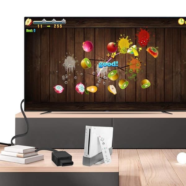 Adapterkabel kompatibel med Nintendo Wii till HDMI 1m 1080P