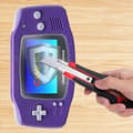Miniatyrbillede 4 af 4: INF Skærmbeskytter i hærdet glas til Nintendo GBC - HD Clarity (2-pak)