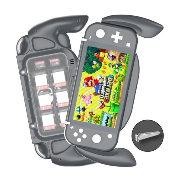 INF Skyddande ABS-fodral för Nintendo Switch Lite med laddningsgrepp