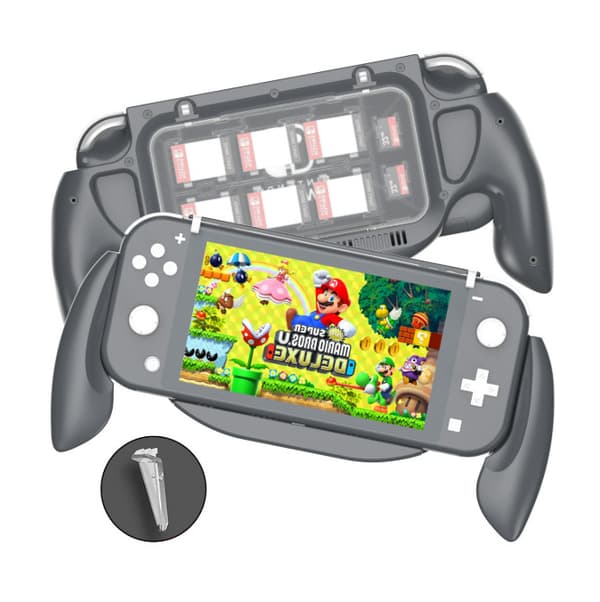 INF Skyddande ABS-fodral för Nintendo Switch Lite med laddningsgrepp