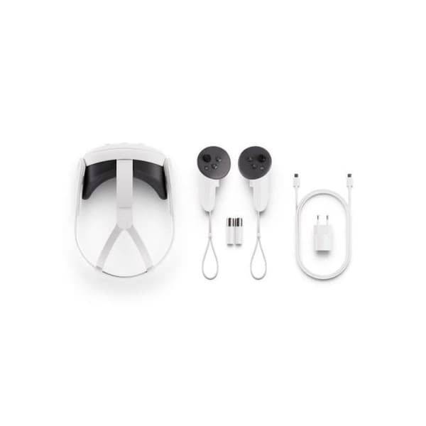 META QUEST Quest 3 512 GB Virtual Reality Headset - Vit - Trådlöst - CLPL - 6 timmar