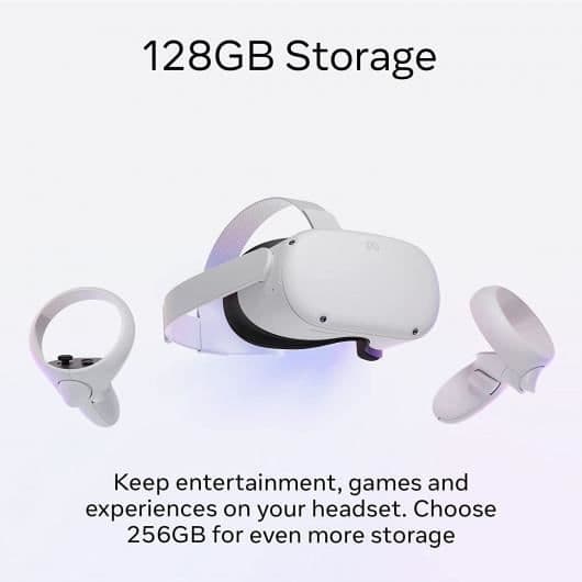 Meta Quest 2 virtual reality-headset, 128GB- REFURBISHED