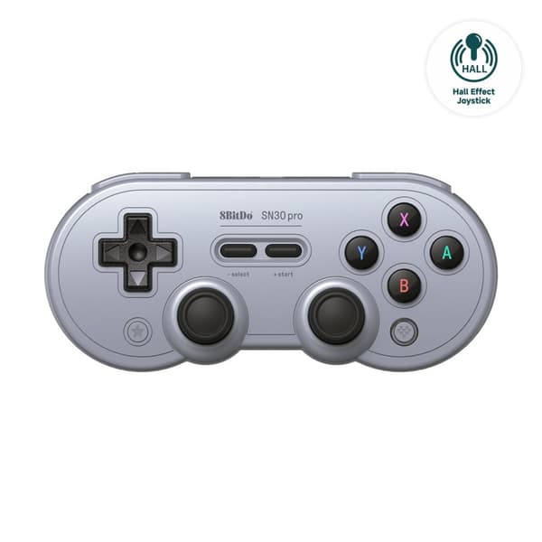 8BitDo SN30 Pro Bluetooth Gamepad Hall Effect Gray