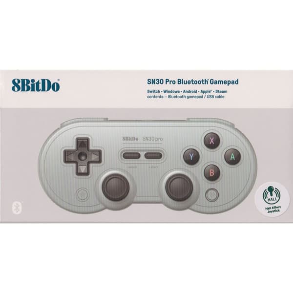 8BitDo SN30 Pro Bluetooth Gamepad Hall Effect Gray
