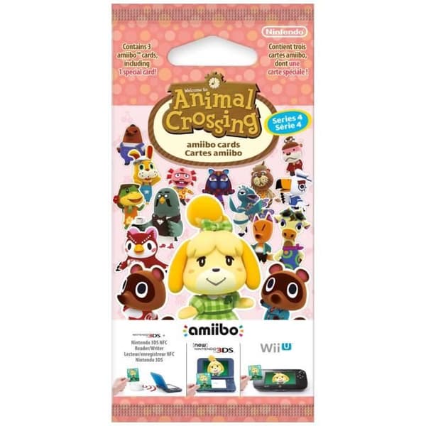 Amiibo-kort - Animal Crossing Series 4 • Innehåller 3 kort inklusive 1 special