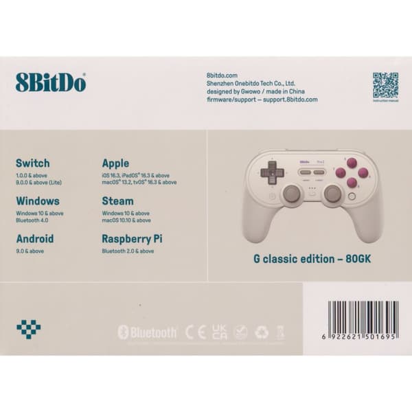 8BitDo Pro 2 Bluetooth Gamepad G Classic
