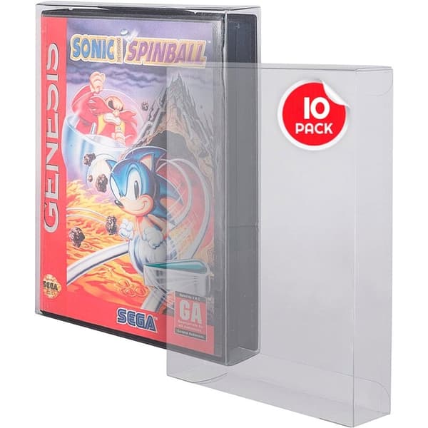 Sega Master System Skyddsbox Box Protector 10-pack